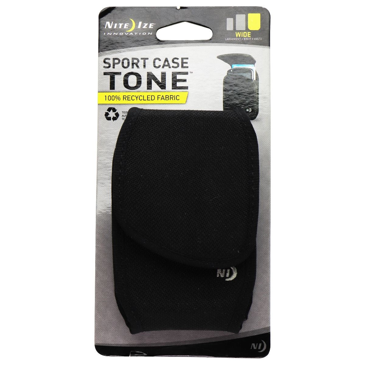 Nite Ize Universal Sport Case Tone Wide - Black Cell Phone - Cases, Covers & Skins Nite Ize - Simple Cell Bulk Wholesale Pricing - USA Seller