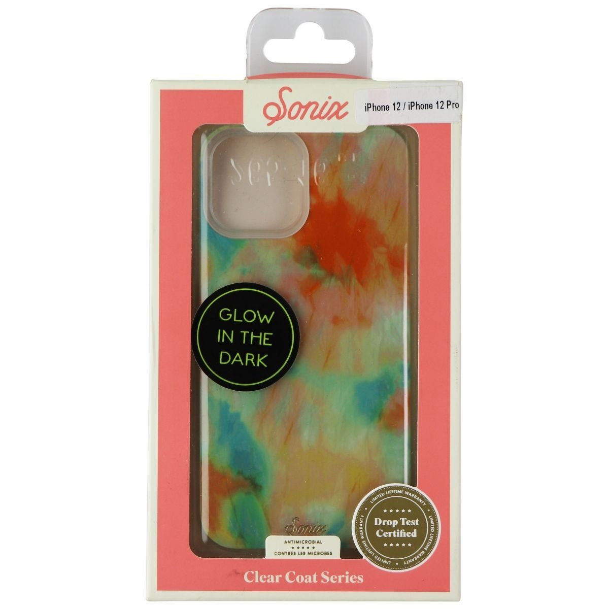 Sonix Clear Coat Case for iPhone 12 and 12 Pro - Orange Glow in The Dark Cell Phone - Cases, Covers & Skins Sonix - Simple Cell Bulk Wholesale Pricing - USA Seller