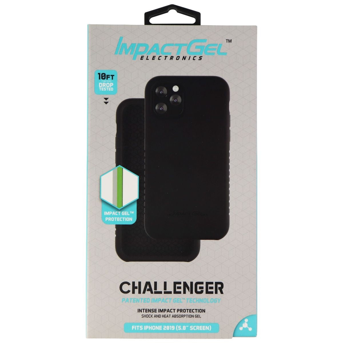 Impact Gel Challenger Series Case for Apple iPhone 11 Pro - Black Cell Phone - Cases, Covers & Skins Impact Gel - Simple Cell Bulk Wholesale Pricing - USA Seller