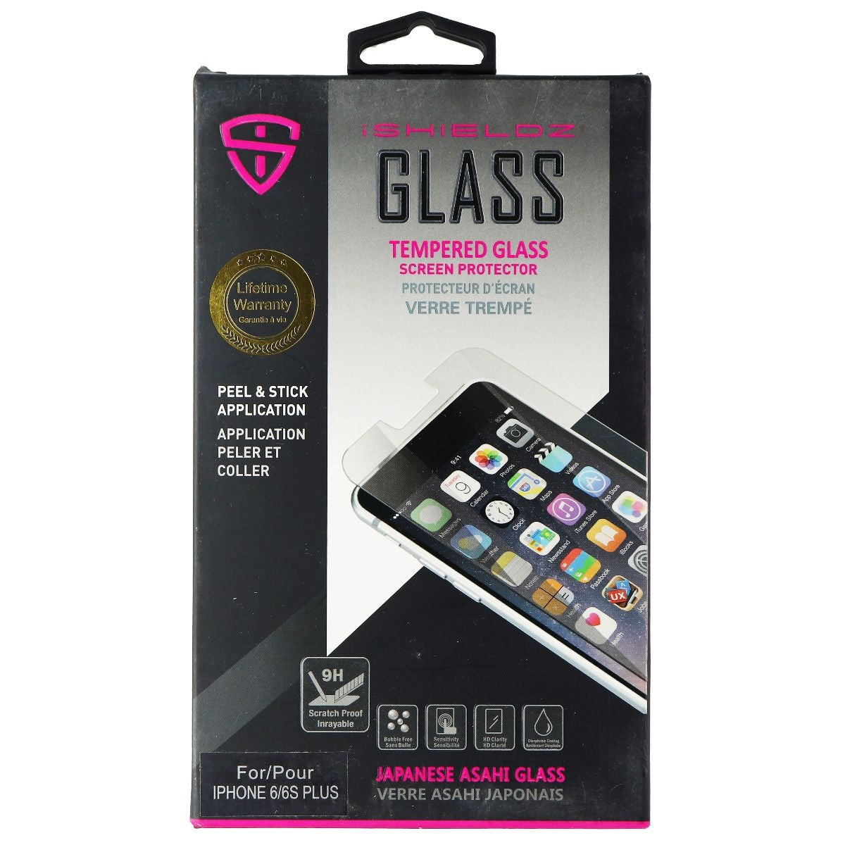 iShieldz Asahi Glass Screen Protector for Apple iPhone 6s / 6 Plus - Clear Cell Phone - Cases, Covers & Skins iShieldz - Simple Cell Bulk Wholesale Pricing - USA Seller