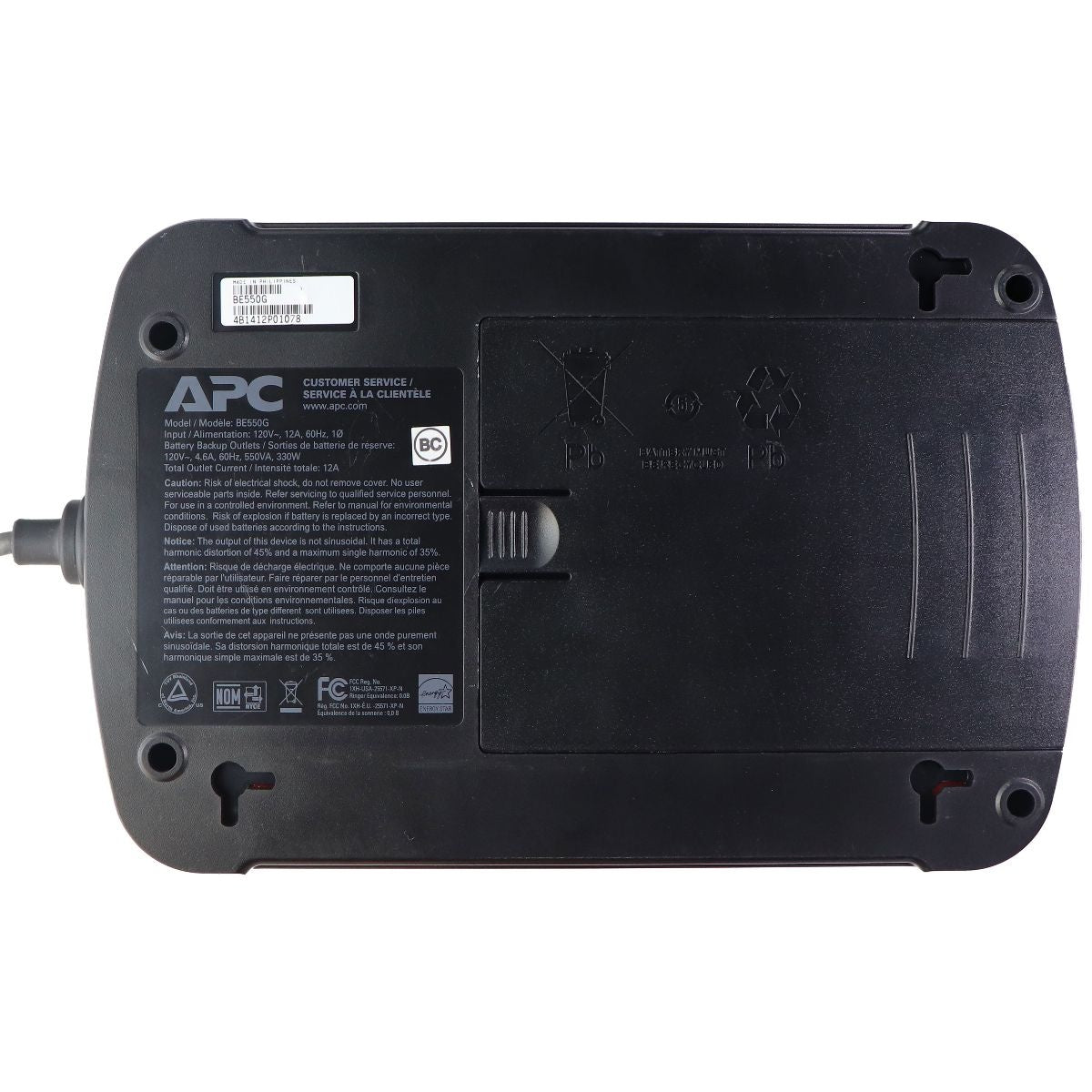 APC Back-UPS ES 550VA, 120V, 8 NEMA outlets (4 surge) BE550G Home Improvement - Other Home Improvement APC - Simple Cell Bulk Wholesale Pricing - USA Seller