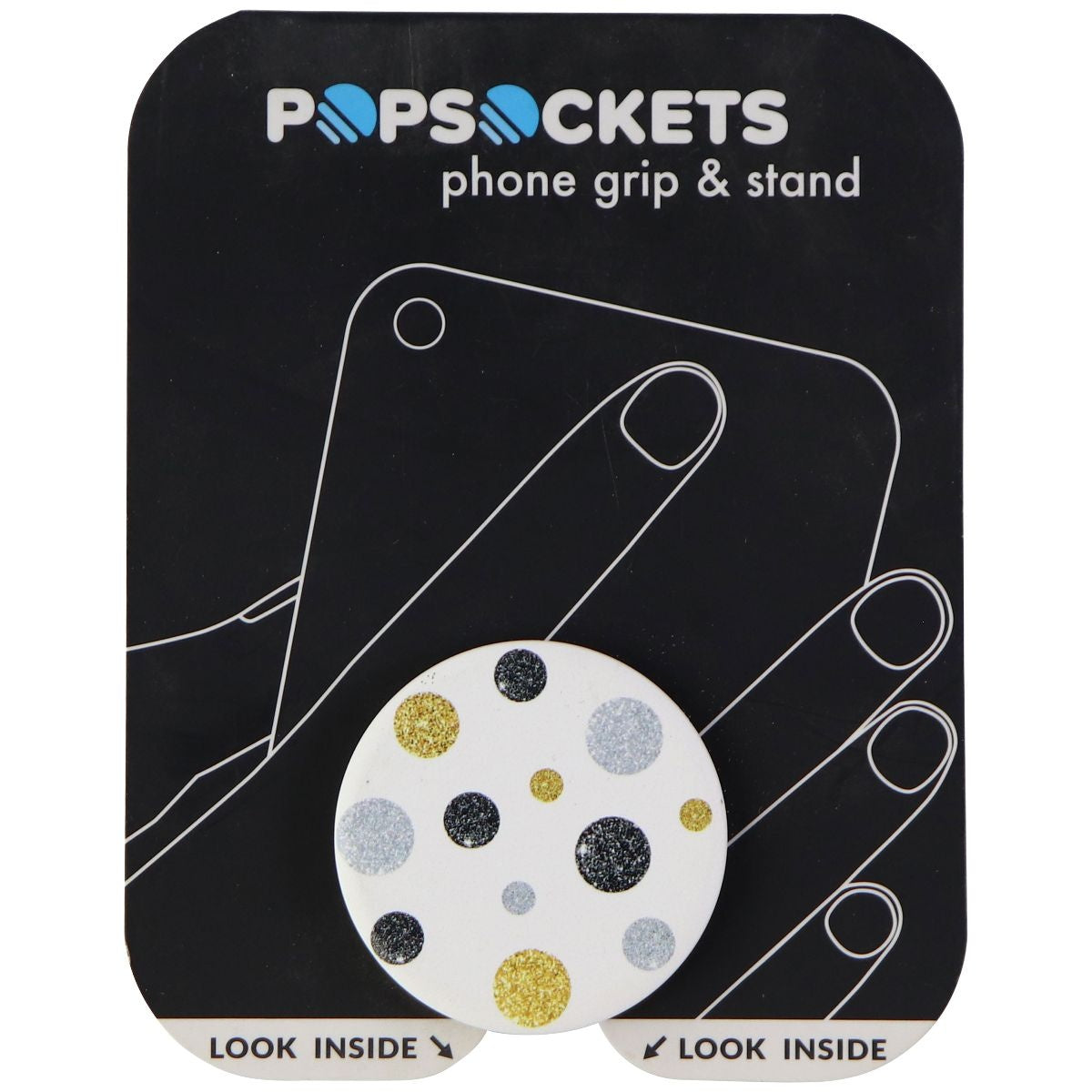 PopSockets: Collapsible Grip & Stand for Phones and Tablets - Shimmer & Shine Cell Phone - Mounts & Holders PopSockets - Simple Cell Bulk Wholesale Pricing - USA Seller