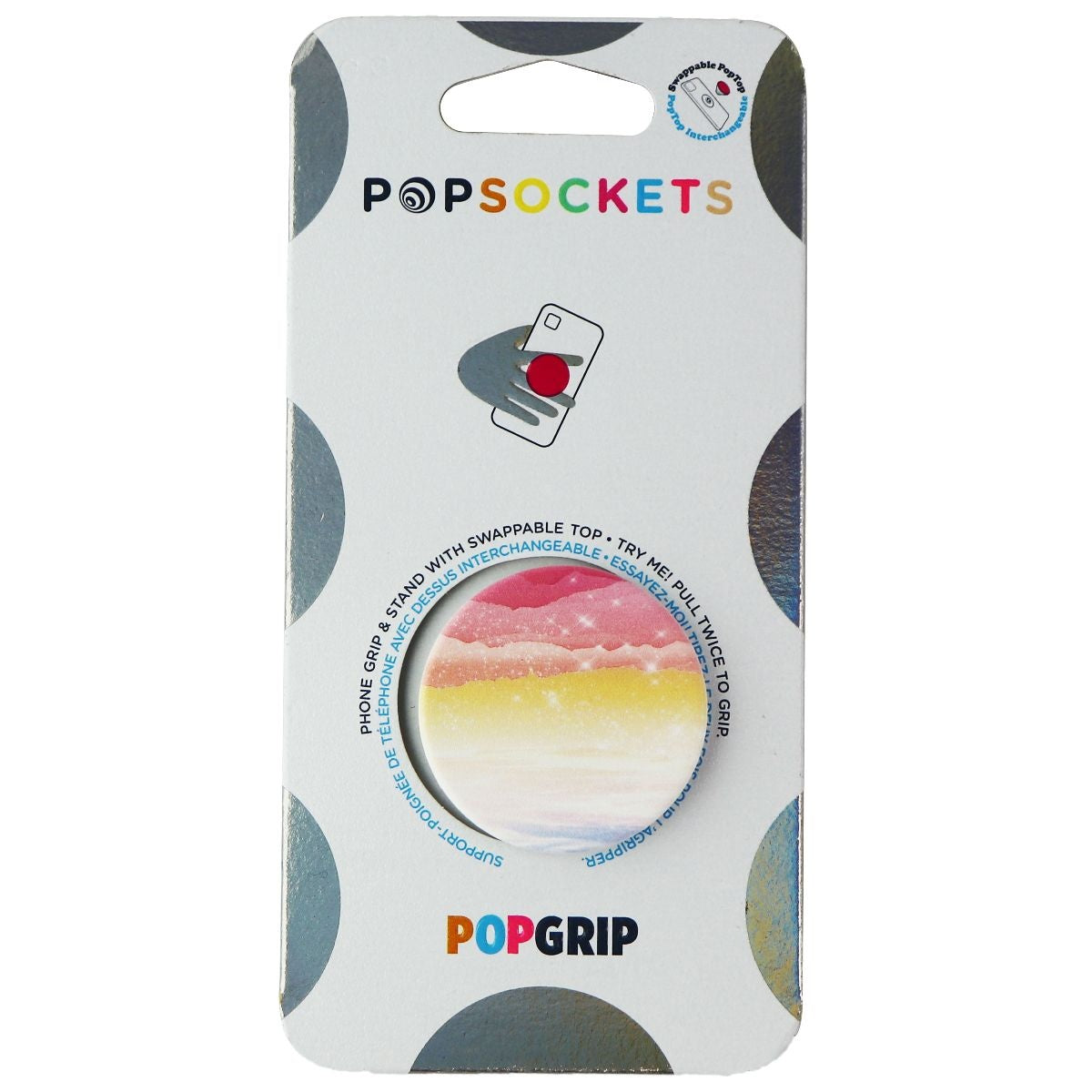 PopSockets PopGrip Phone Grip with Expanding Kickstand - Desert Sunrise Cell Phone - Mounts & Holders PopSockets - Simple Cell Bulk Wholesale Pricing - USA Seller