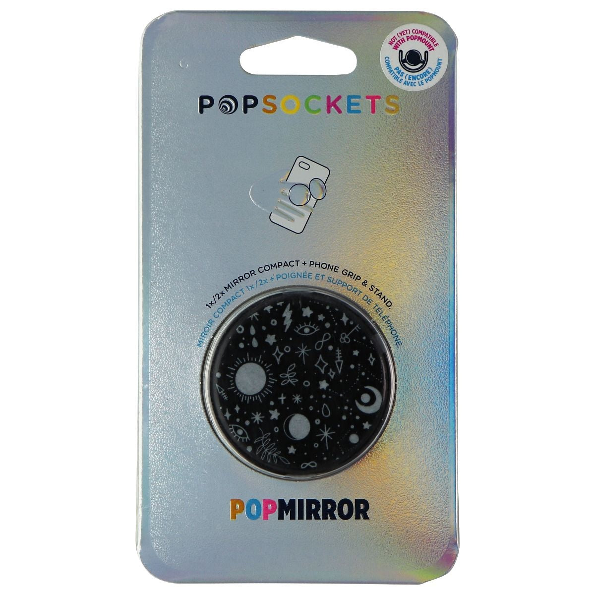 PopSockets PopMirror Phone Grip and Stand - Looking for a Sign Cell Phone - Mounts & Holders PopSockets - Simple Cell Bulk Wholesale Pricing - USA Seller