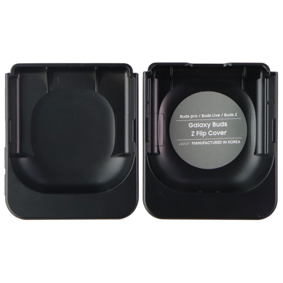 Samsung Galaxy Buds Z Flip3 Cover for Galaxy Buds 2/Buds Pro/Buds Live - Black Cell Phone - Cases, Covers & Skins Samsung - Simple Cell Bulk Wholesale Pricing - USA Seller