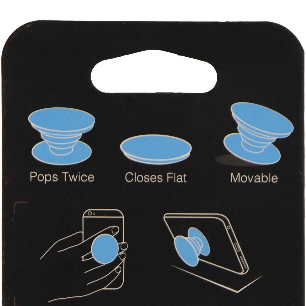 PopSockets: Collapsible Grip & Stand for Phones and Tablets - Black Aluminum Cell Phone - Mounts & Holders PopSockets - Simple Cell Bulk Wholesale Pricing - USA Seller
