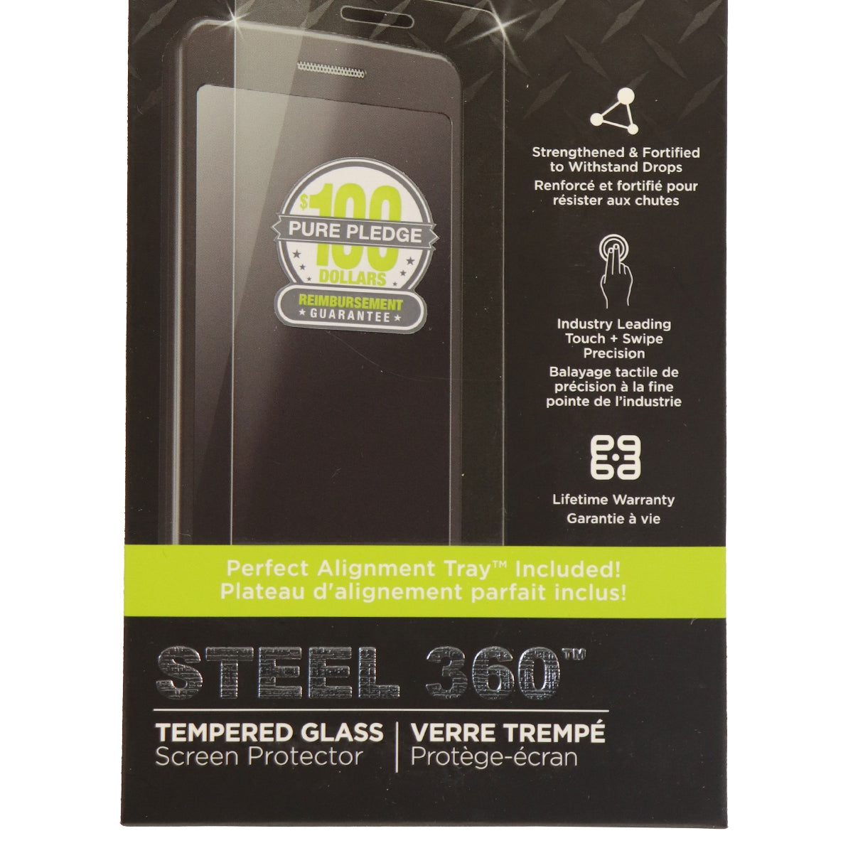 PureGear Steel 360 Tempered Glass Screen Protector for LG G5 - Clear Cell Phone - Screen Protectors PureGear - Simple Cell Bulk Wholesale Pricing - USA Seller