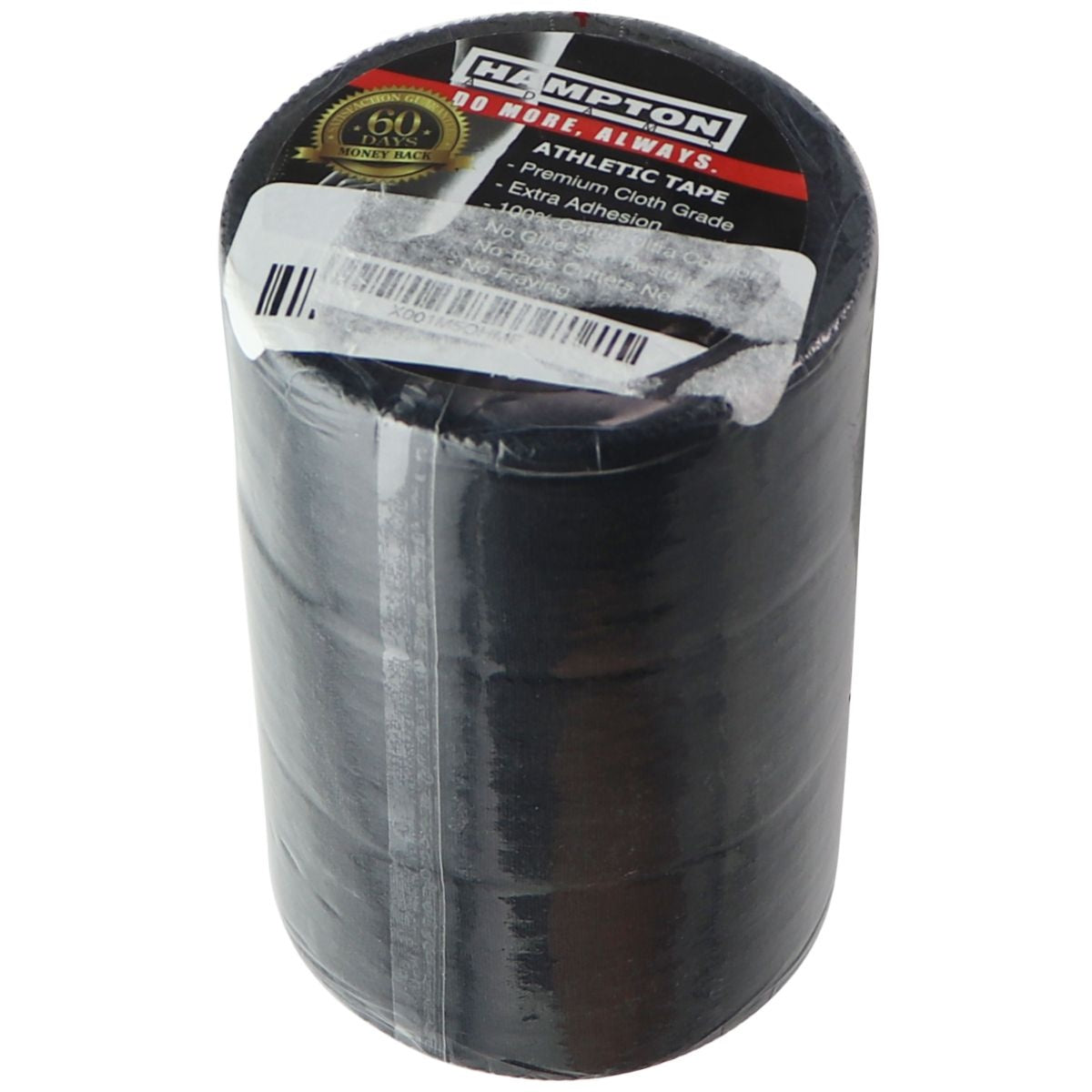 Hampton Adams 3-Pack Athletic Sports Tape - Black Other Sporting Goods Hampton Adams - Simple Cell Bulk Wholesale Pricing - USA Seller