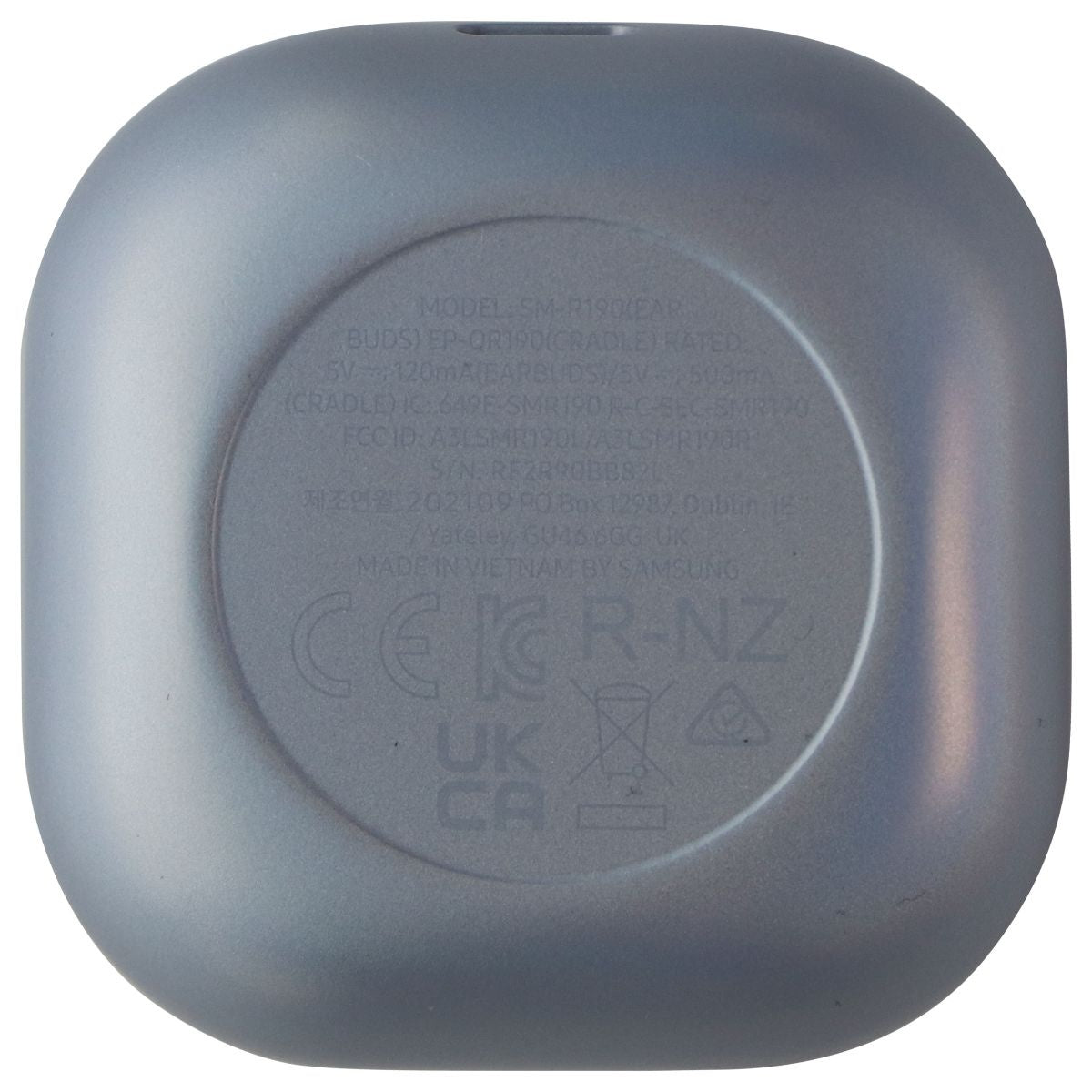 Samsung Charging Cradle Case for Galaxy Buds Pro - Phantom Silver (EP-QR190) Portable Audio - Headphones Samsung - Simple Cell Bulk Wholesale Pricing - USA Seller