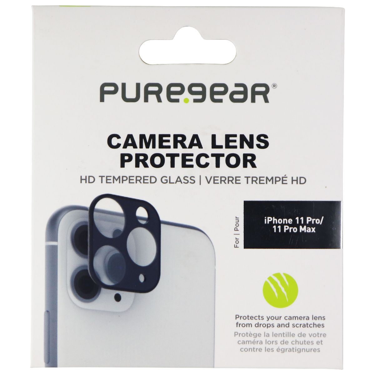 PureGear Camera Lens Protector for Apple iPhone 11 Pro and iPhone 11 Pro Max Cell Phone - Screen Protectors PureGear - Simple Cell Bulk Wholesale Pricing - USA Seller
