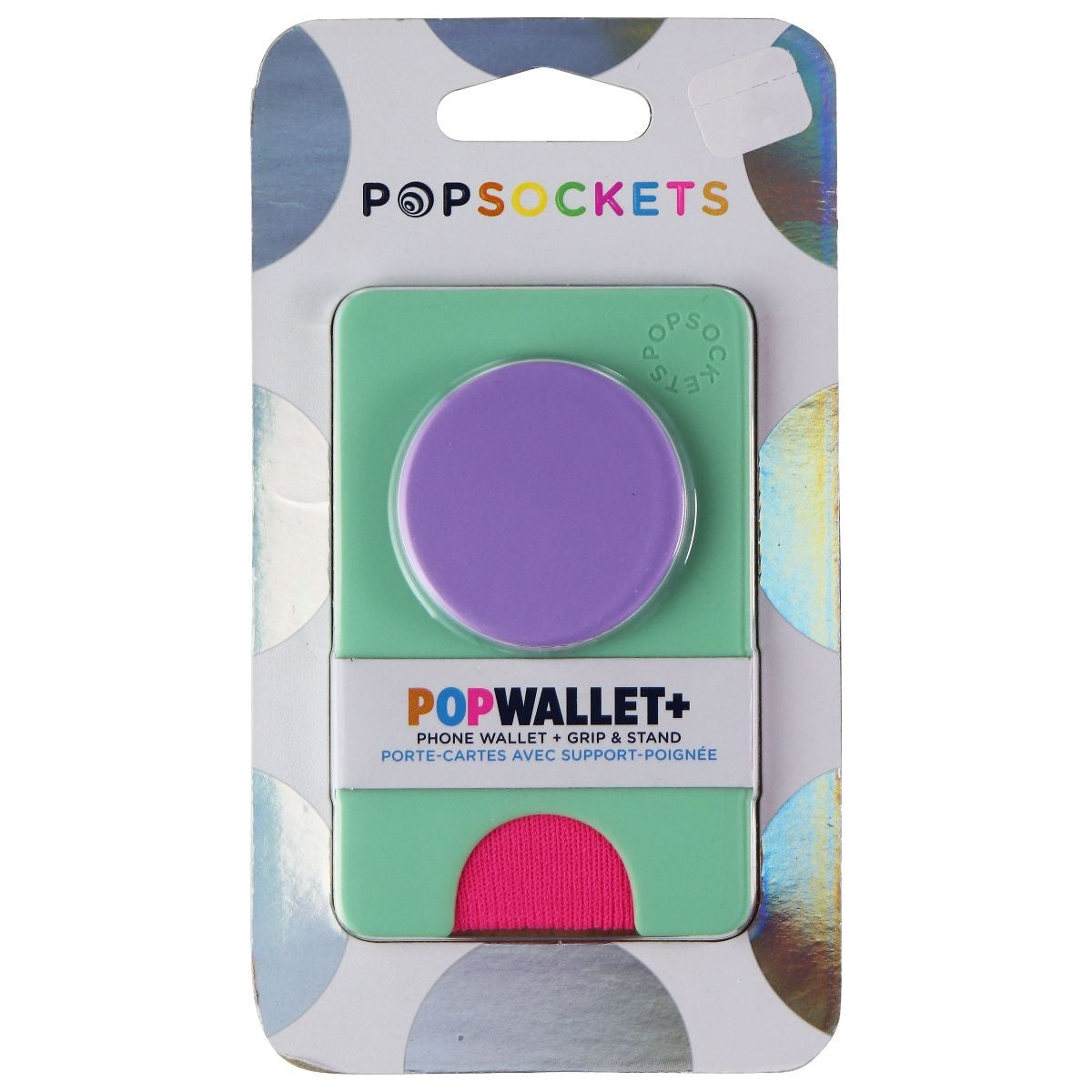 PopSockets PopWallet+ with Swappable PopTop - Colorblock Ultra Cell Phone - Mounts & Holders PopSockets - Simple Cell Bulk Wholesale Pricing - USA Seller