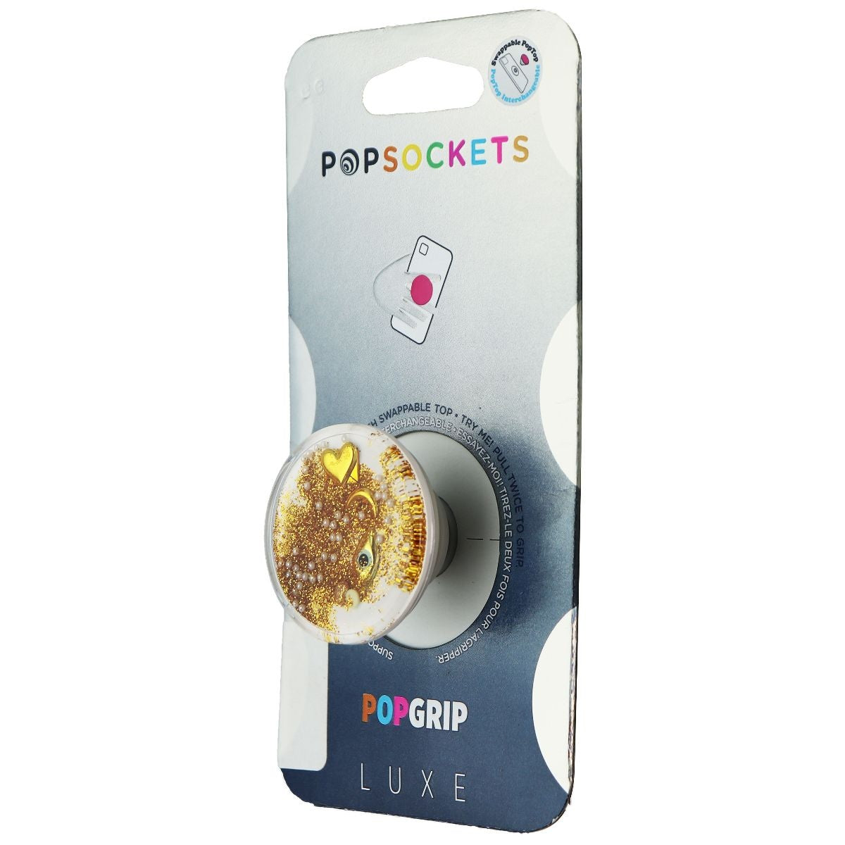 PopSockets PopGrip with Swappable Top for Phones and Tablets - Tidepool Charms Cell Phone - Mounts & Holders PopSockets - Simple Cell Bulk Wholesale Pricing - USA Seller