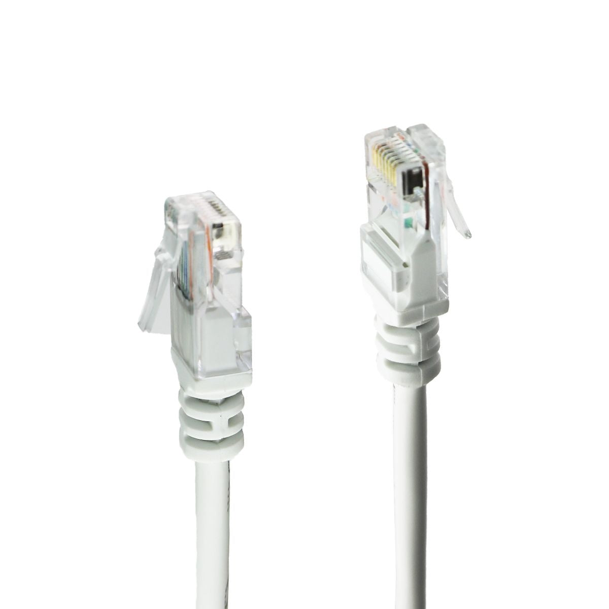 Network Ethernet CAT5e Cable (6.5 Foot) E358803 - White Ethernet Cables (RJ-45, 8P8C) Unbranded - Simple Cell Bulk Wholesale Pricing - USA Seller
