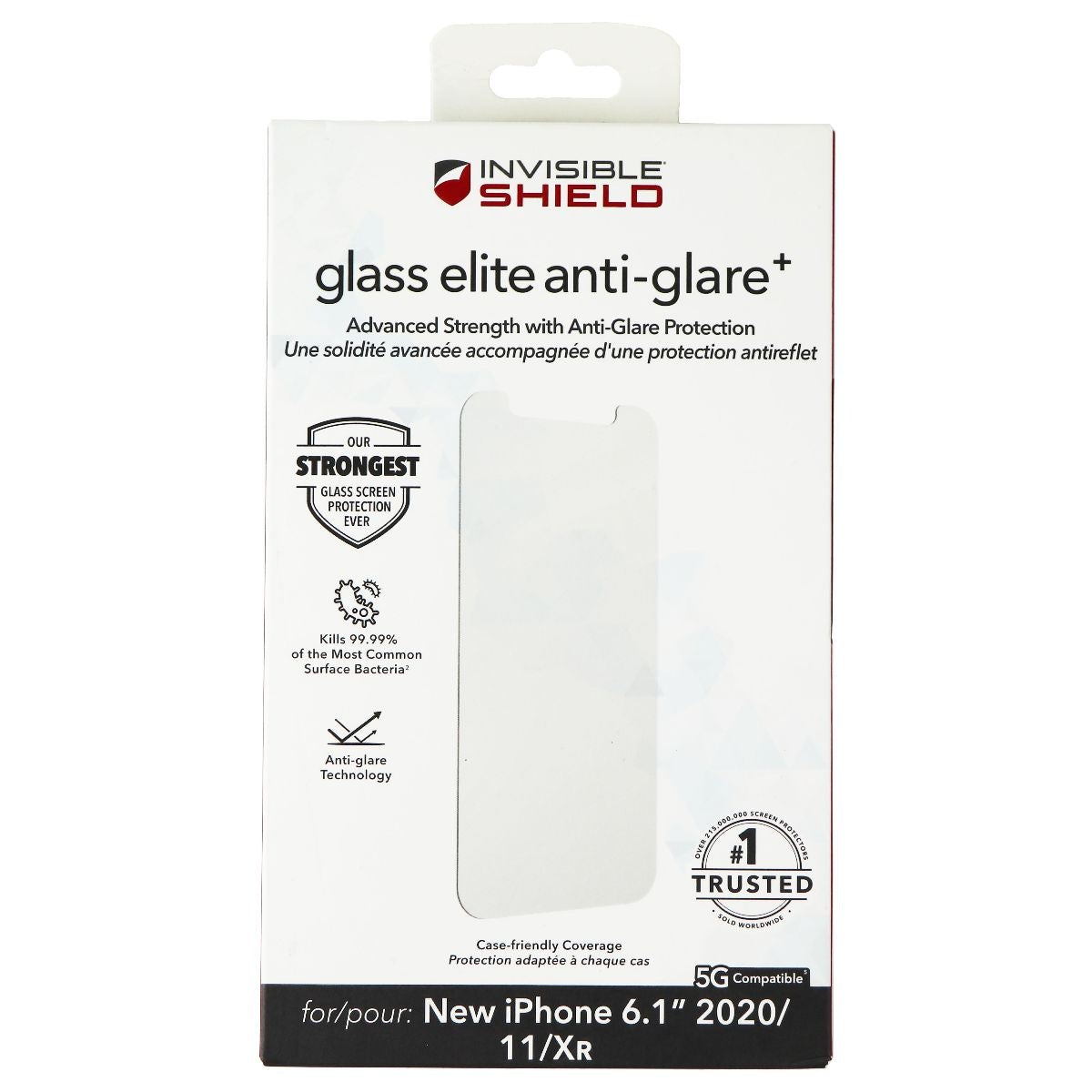 ZAGG InvisibleShield Glass Elite Anti-Glare+ for iPhone 12/12 Pro - Clear Cell Phone - Screen Protectors Zagg - Simple Cell Bulk Wholesale Pricing - USA Seller