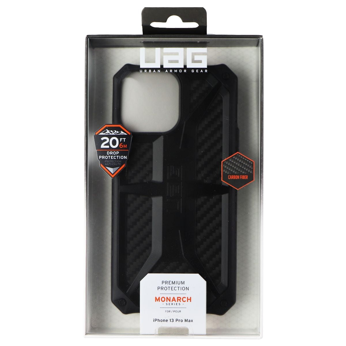 UAG Monarch Series Hardshell Case for Apple iPhone 13 Pro Max - Black Cell Phone - Cases, Covers & Skins Urban Armor Gear - Simple Cell Bulk Wholesale Pricing - USA Seller