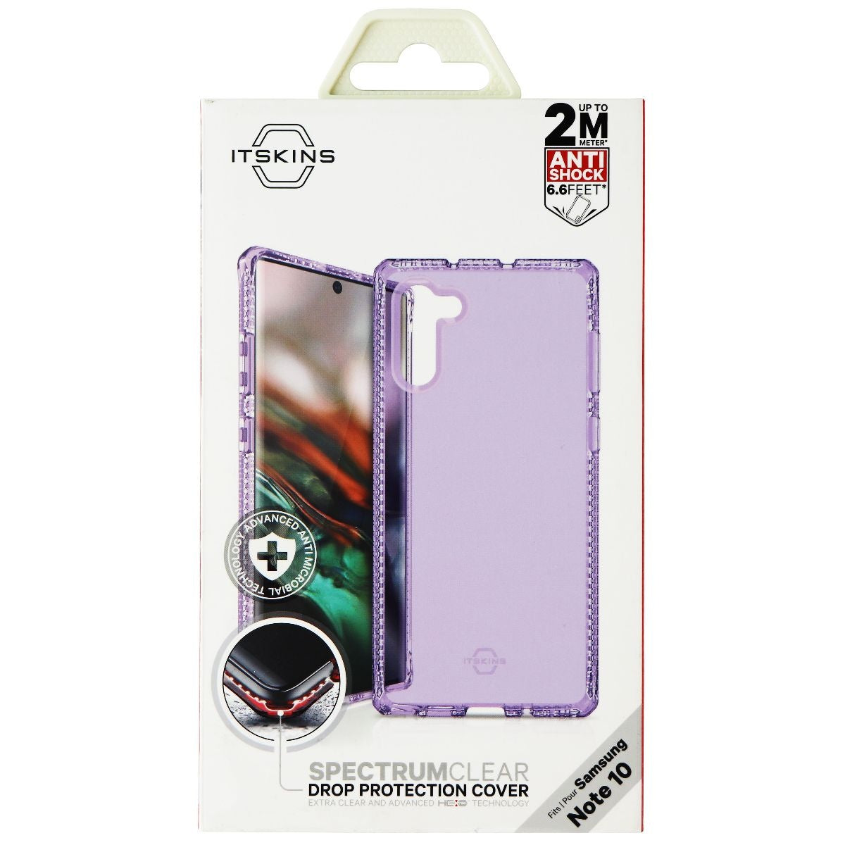 ITSKINS Spectrum for Samsung Galaxy Note10 - Light Purple Cell Phone - Cases, Covers & Skins ITSKINS - Simple Cell Bulk Wholesale Pricing - USA Seller