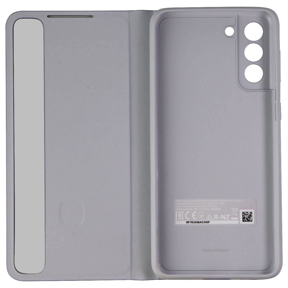 Samsung S-View Flip Cover for Galaxy S21+ & S21+ 5G - Violet (EF-ZG996CVE) Cell Phone - Cases, Covers & Skins Samsung - Simple Cell Bulk Wholesale Pricing - USA Seller
