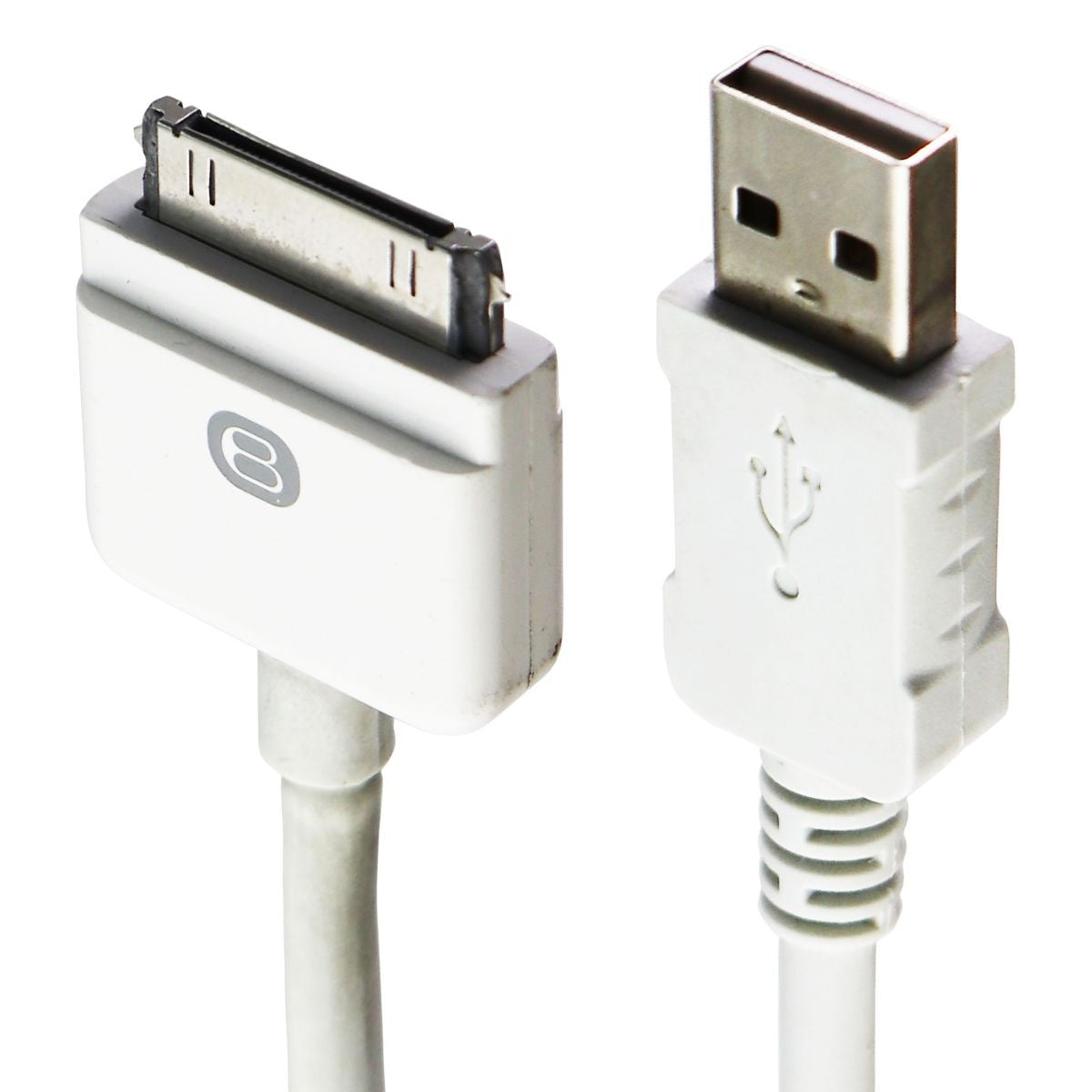 B-Brand (3-Ft) 30-Pin to USB Cable for Older Gen iPod/iPad/iPhone - White Cell Phone - Cables & Adapters B-Brand - Simple Cell Bulk Wholesale Pricing - USA Seller