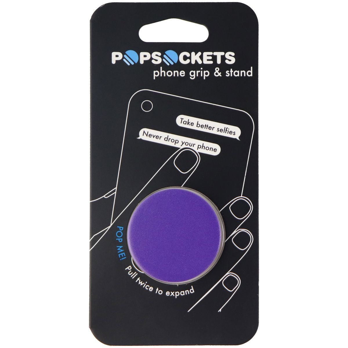 PopSockets: Collapsible Grip & Stand for Phones and Tablets - Purple Cell Phone - Mounts & Holders PopSockets - Simple Cell Bulk Wholesale Pricing - USA Seller