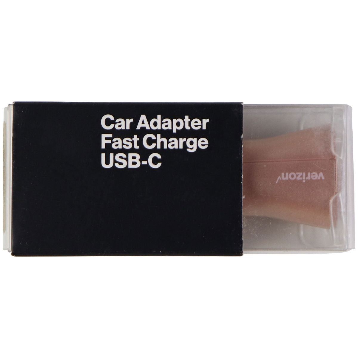 Verizon (27W) Car Adapter Fast Charge USB-C (Type C) Vehicle Charger - Rose Gold Cell Phone - Chargers & Cradles Verizon - Simple Cell Bulk Wholesale Pricing - USA Seller