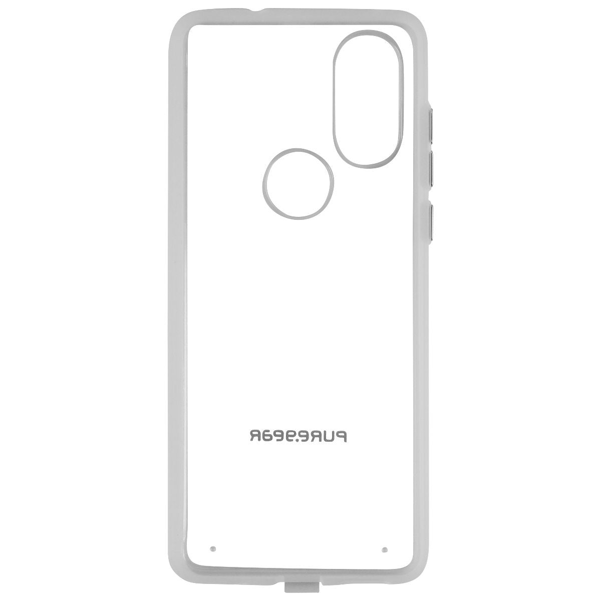 PureGear Slim Shell Series Case for Motorola Moto One - Clear/Frost Cell Phone - Cases, Covers & Skins PureGear - Simple Cell Bulk Wholesale Pricing - USA Seller