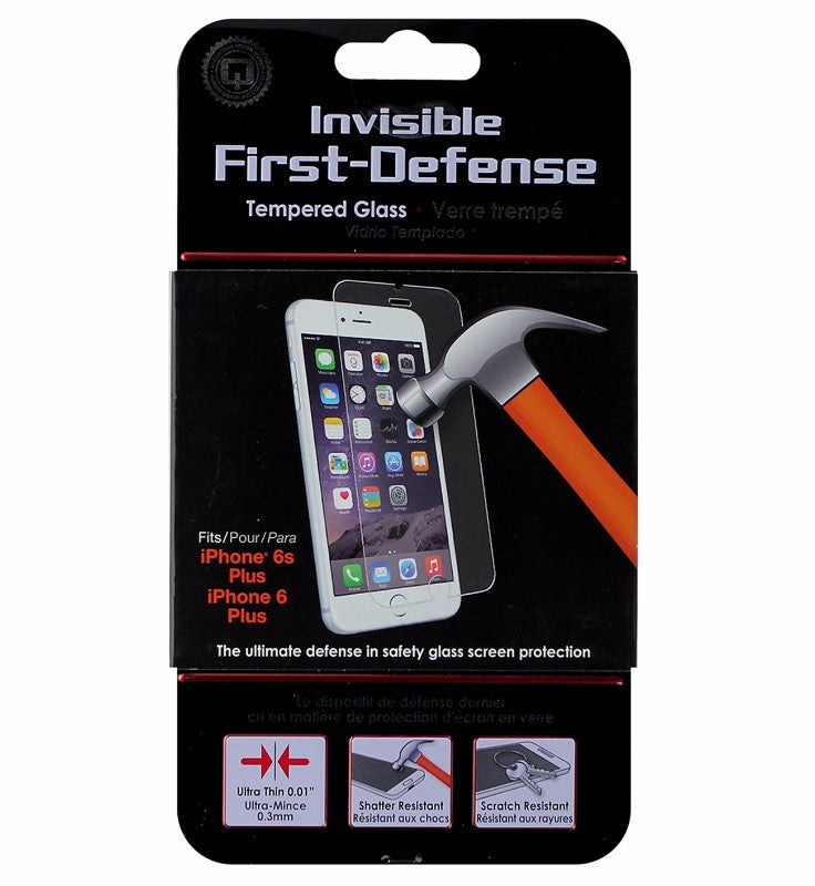 Qmadix Invisible First-Defense Tempered Glass for iPhone 6 Plus/6s Plus - Clear Cell Phone - Screen Protectors Qmadix - Simple Cell Bulk Wholesale Pricing - USA Seller