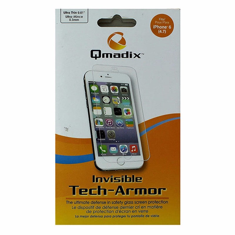 Qmadix Invisible Tech-Armor Screen Protector for iPhone 6/6S Cell Phone - Screen Protectors Qmadix - Simple Cell Bulk Wholesale Pricing - USA Seller
