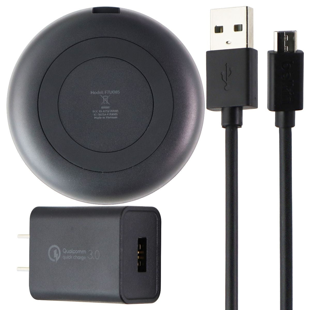 Belkin Boost Charge 10-Watt Wireless Qi Charging Pad - Black (F7U085) Cell Phone - Chargers & Cradles Belkin - Simple Cell Bulk Wholesale Pricing - USA Seller
