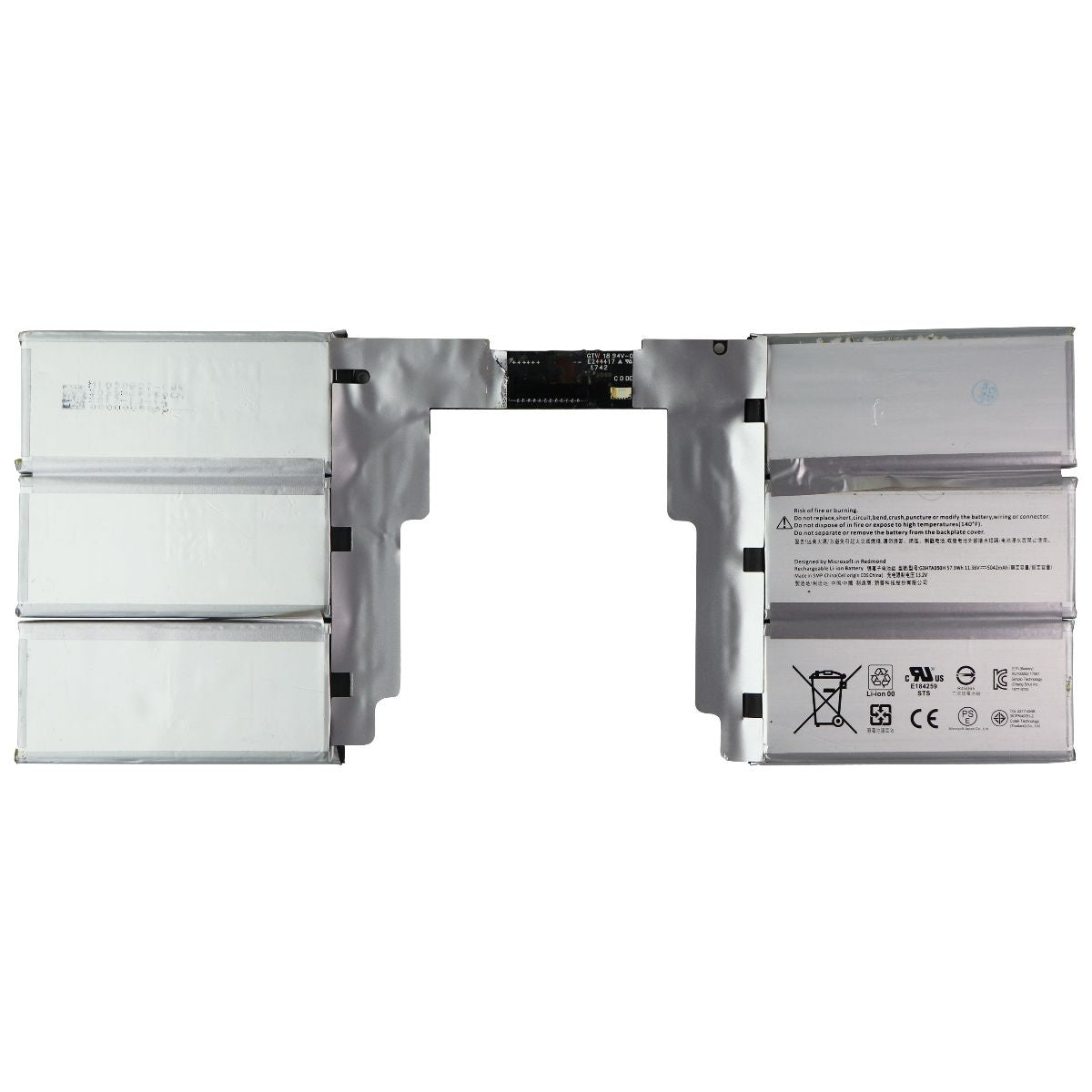 Microsoft (13.2V) Li-ion 5042mAh Battery for Surface Book 2 (1835) (G3HTA050H) Computer Accessories - Laptop Batteries Microsoft - Simple Cell Bulk Wholesale Pricing - USA Seller