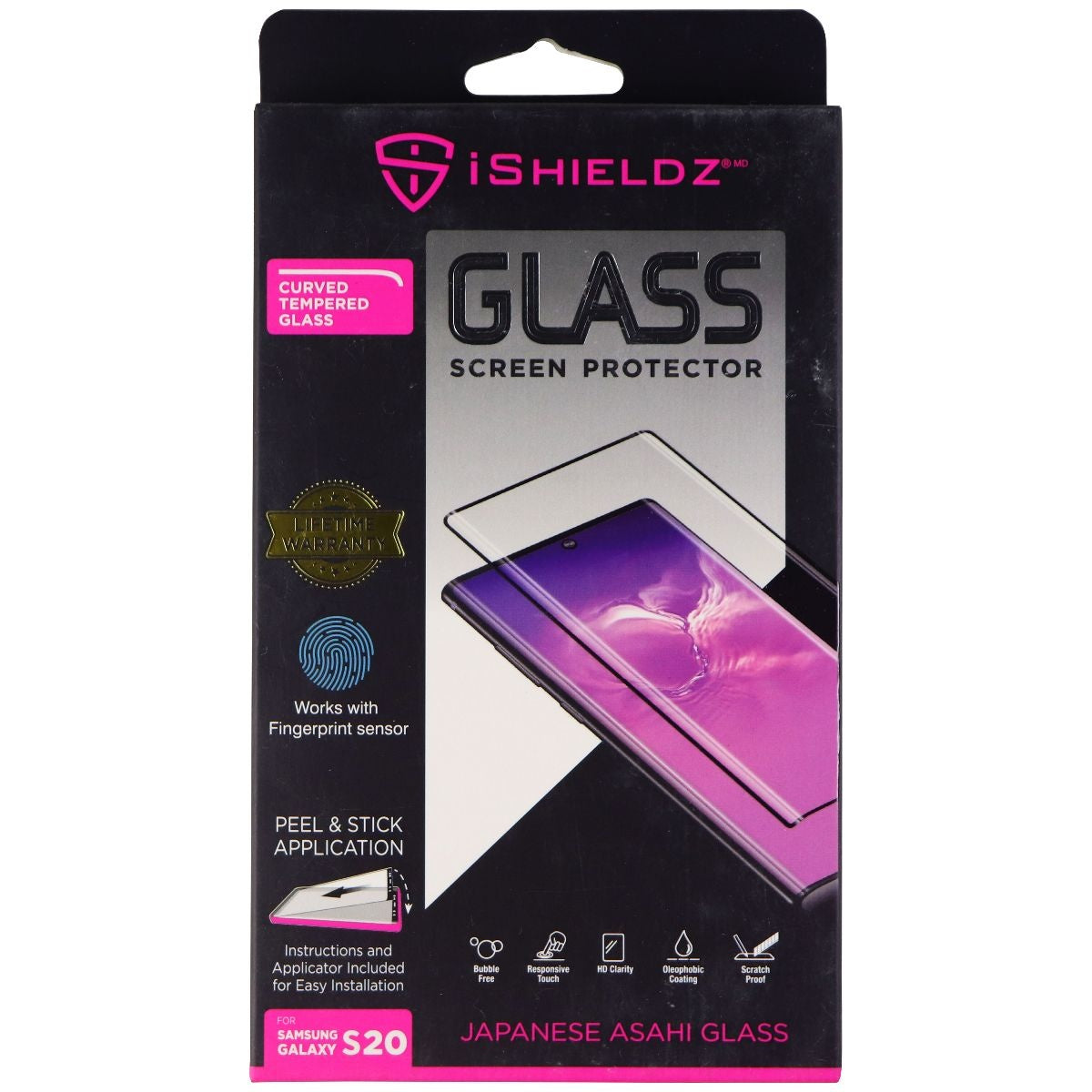 iShieldz Glass Screen Protector for Samsung Galaxy S20 - Clear Cell Phone - Screen Protectors iShieldz - Simple Cell Bulk Wholesale Pricing - USA Seller