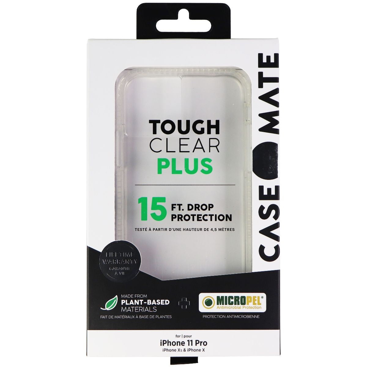 Case-Mate Tough Clear Plus Series Case for iPhone 11 Pro - Clear Cell Phone - Cases, Covers & Skins Case-Mate - Simple Cell Bulk Wholesale Pricing - USA Seller