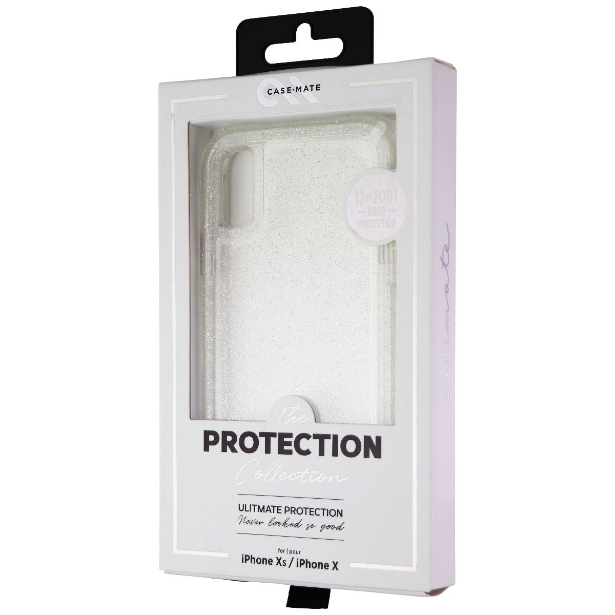 Case-Mate Protection Collection Case for iPhone Xs/X - Crystal Clear/Glitter Cell Phone - Cases, Covers & Skins Case-Mate - Simple Cell Bulk Wholesale Pricing - USA Seller