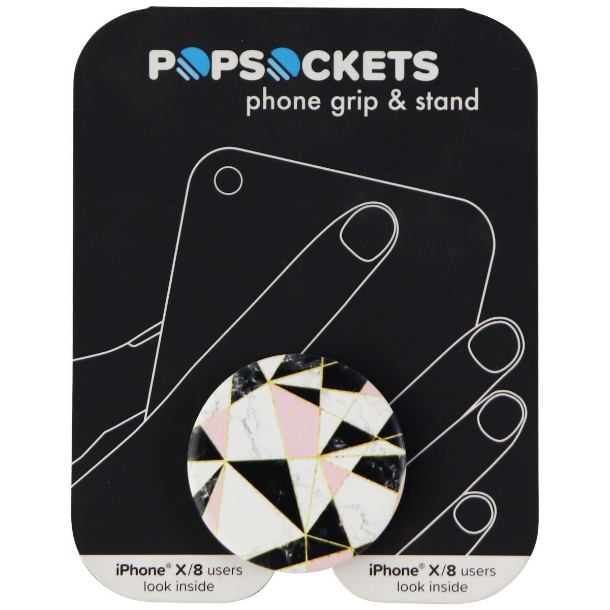 PopSockets: Collapsible Grip and Stand for Phones and Tablets - Shatter Marble Cell Phone - Mounts & Holders PopSockets - Simple Cell Bulk Wholesale Pricing - USA Seller
