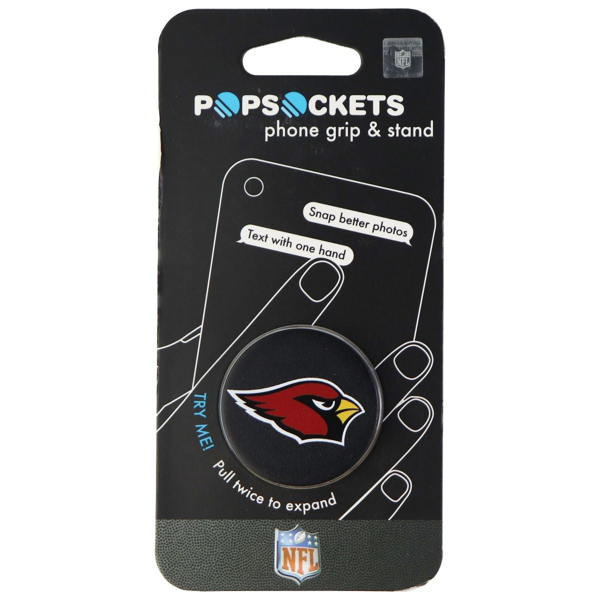 PopSockets: Collapsible Grip & Stand for Phones & Tablets - Arizona Cardinals Cell Phone - Mounts & Holders PopSockets - Simple Cell Bulk Wholesale Pricing - USA Seller