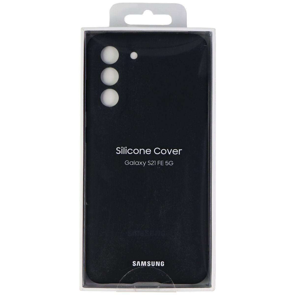 Samsung Official Silicone Cover for Galaxy S21 FE 5G - Black Cell Phone - Cases, Covers & Skins Samsung - Simple Cell Bulk Wholesale Pricing - USA Seller
