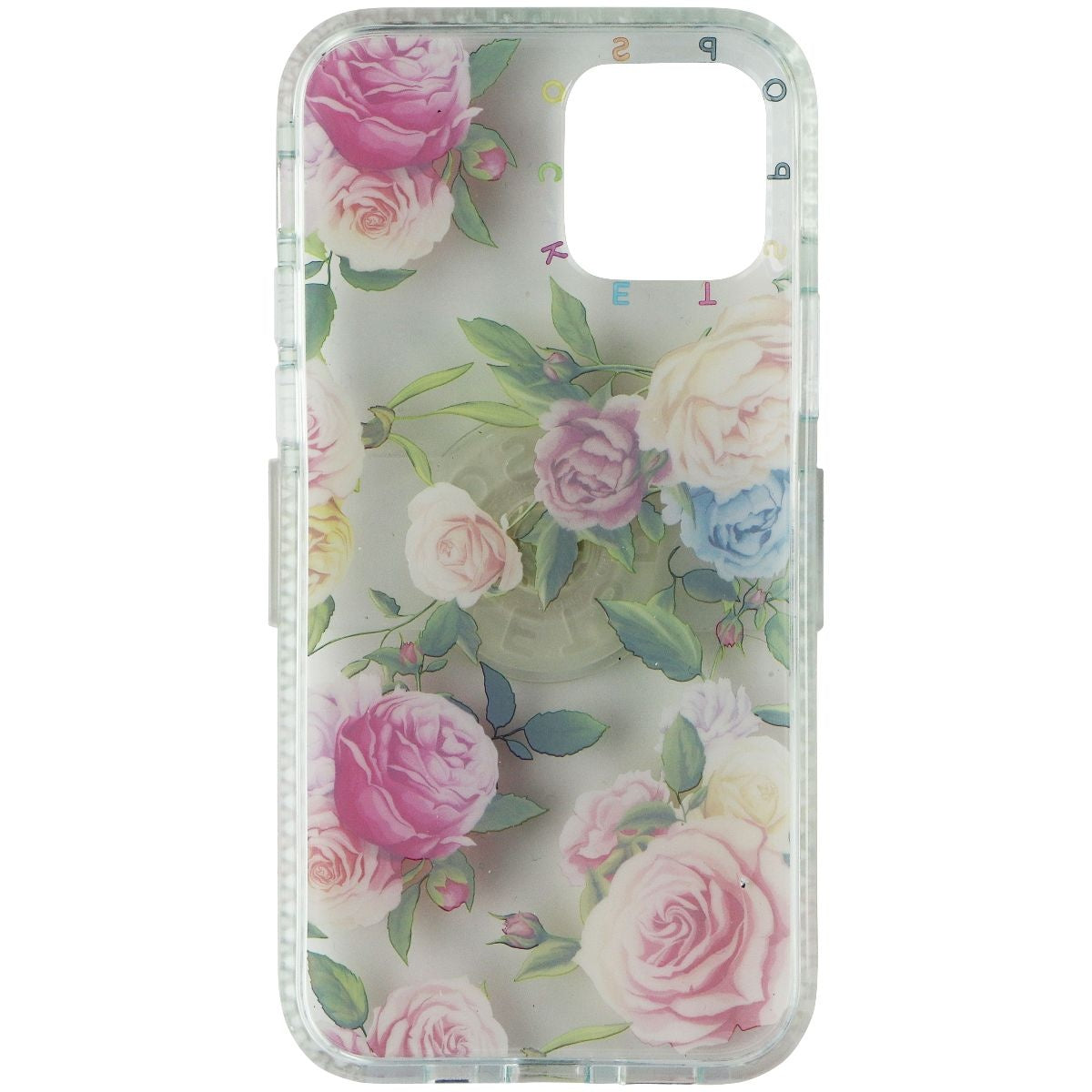 PopSockets Slide Pop Grip Case for iPhone 12 and 12 Pro - Vintage Floral Cell Phone - Cases, Covers & Skins PopSockets - Simple Cell Bulk Wholesale Pricing - USA Seller