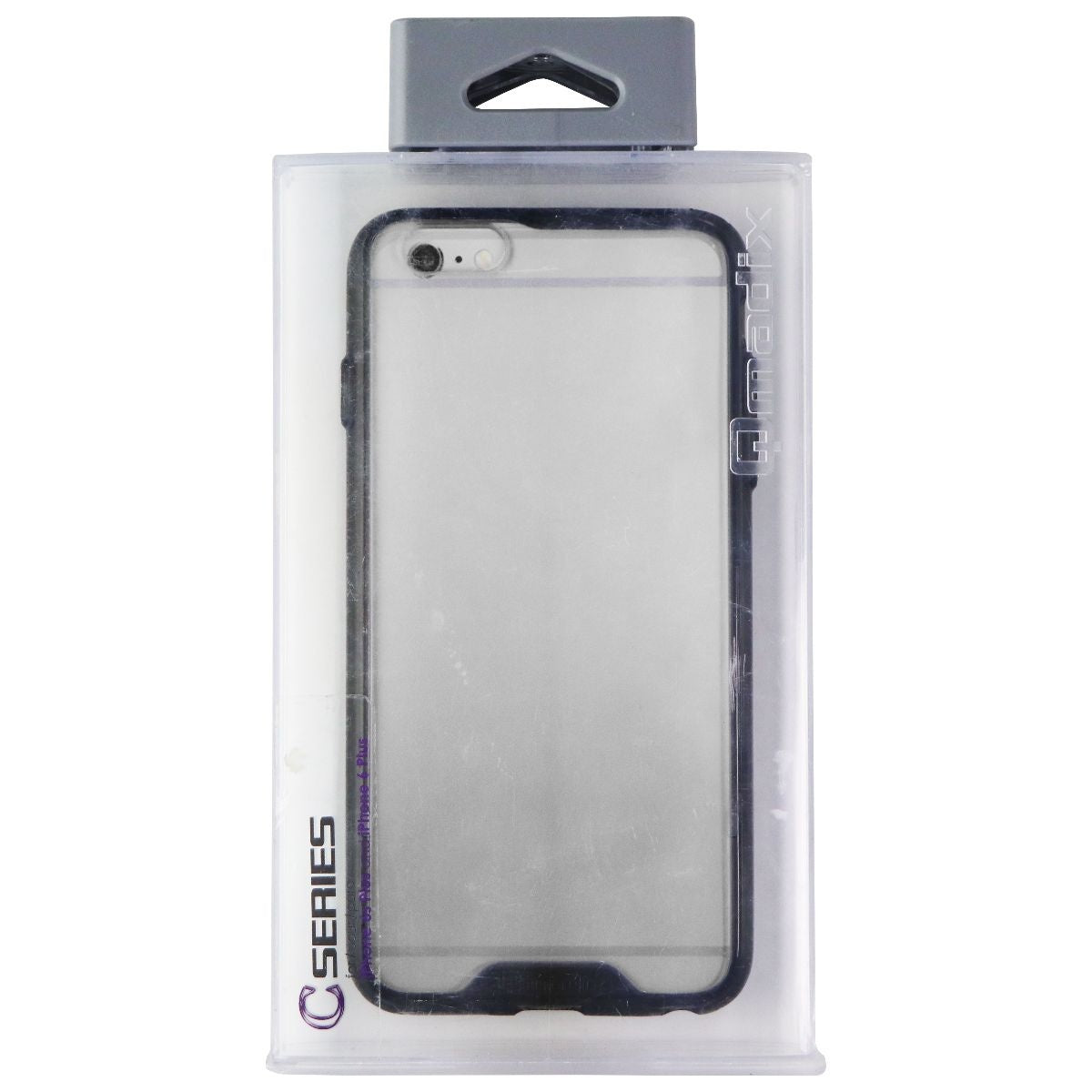 Qmadix C Series Hard Case for Apple iPhone 6s Plus / 6 Plus - Smoke Black/Clear Cell Phone - Cases, Covers & Skins Qmadix - Simple Cell Bulk Wholesale Pricing - USA Seller