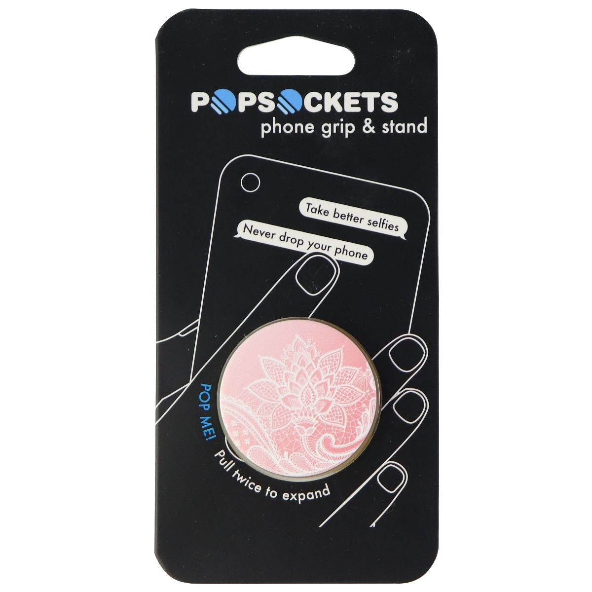PopSockets: Collapsible Grip & Stand for Phones and Tablets - French Lace Cell Phone - Mounts & Holders PopSockets - Simple Cell Bulk Wholesale Pricing - USA Seller