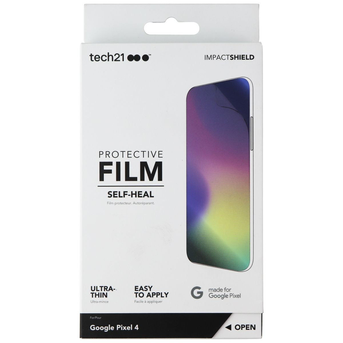 Tecvh21 ImpactShield Film Self-Heal Screen Protector for Google Pixel 4 Cell Phone - Screen Protectors Tech21 - Simple Cell Bulk Wholesale Pricing - USA Seller