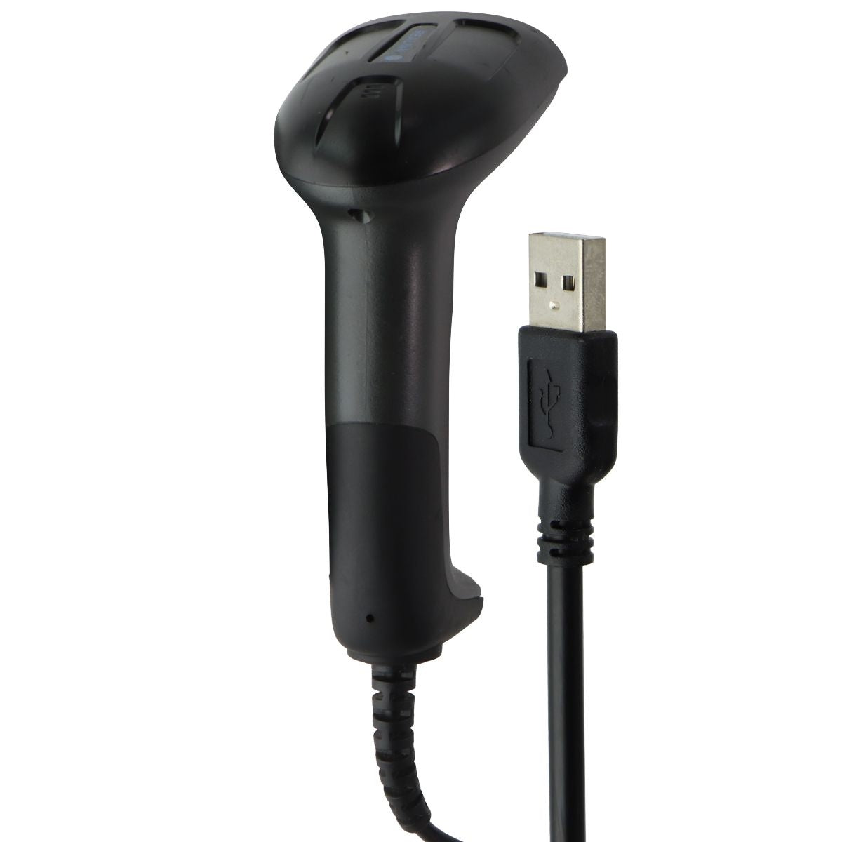 RealInn Handheld USB 2D Barcode Scanner - Black/Blue Unisex Accessories - Barcode Scanners REALINN - Simple Cell Bulk Wholesale Pricing - USA Seller