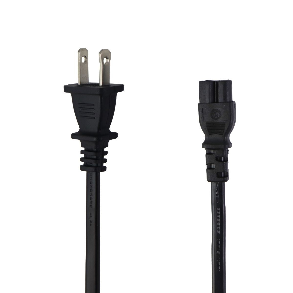 (5-Foot) US Power Supply Cord - Black (E321035 / SP-020P / Square/Round) Multipurpose Batteries & Power - Multipurpose AC to DC Adapters Unbranded - Simple Cell Bulk Wholesale Pricing - USA Seller