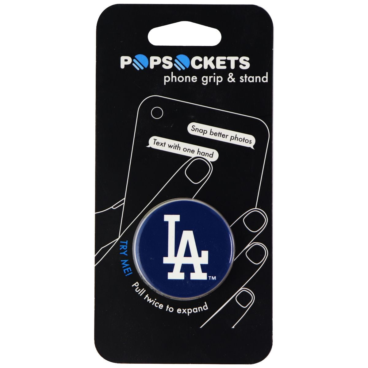 PopSockets: Collapsible Grip & Stand for Phones and Tablets - LA Dodgers Gloss Cell Phone - Mounts & Holders PopSockets - Simple Cell Bulk Wholesale Pricing - USA Seller
