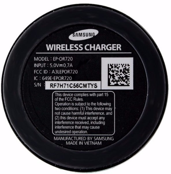 Samsung Charging Cradle Dock for Gear S3 Frontier/Classic / S2 Watches EP-OR720 Cell Phone - Chargers & Cradles Samsung - Simple Cell Bulk Wholesale Pricing - USA Seller