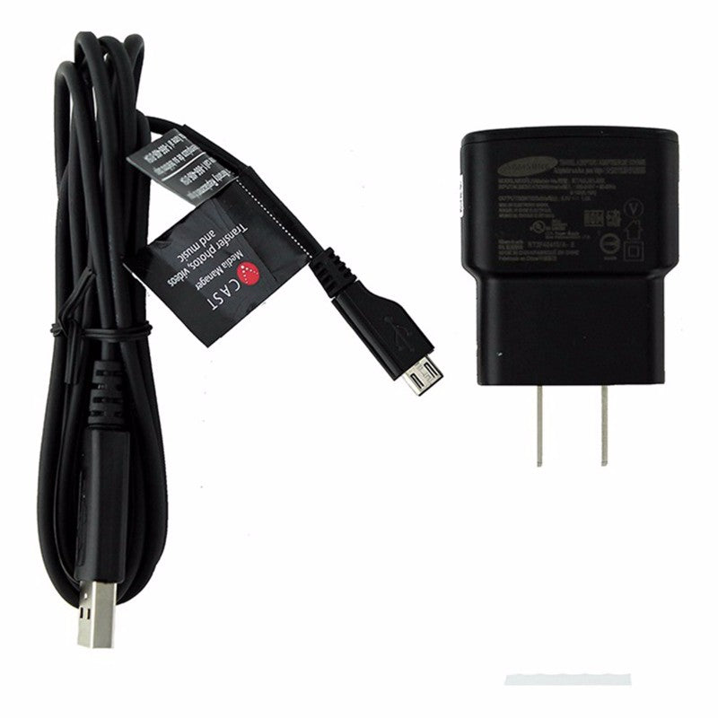 Samsung (ETA0U60JBEGSTA) Travel Charger & Cable for Micro USB Devices - Black Cell Phone - Cables & Adapters Samsung - Simple Cell Bulk Wholesale Pricing - USA Seller