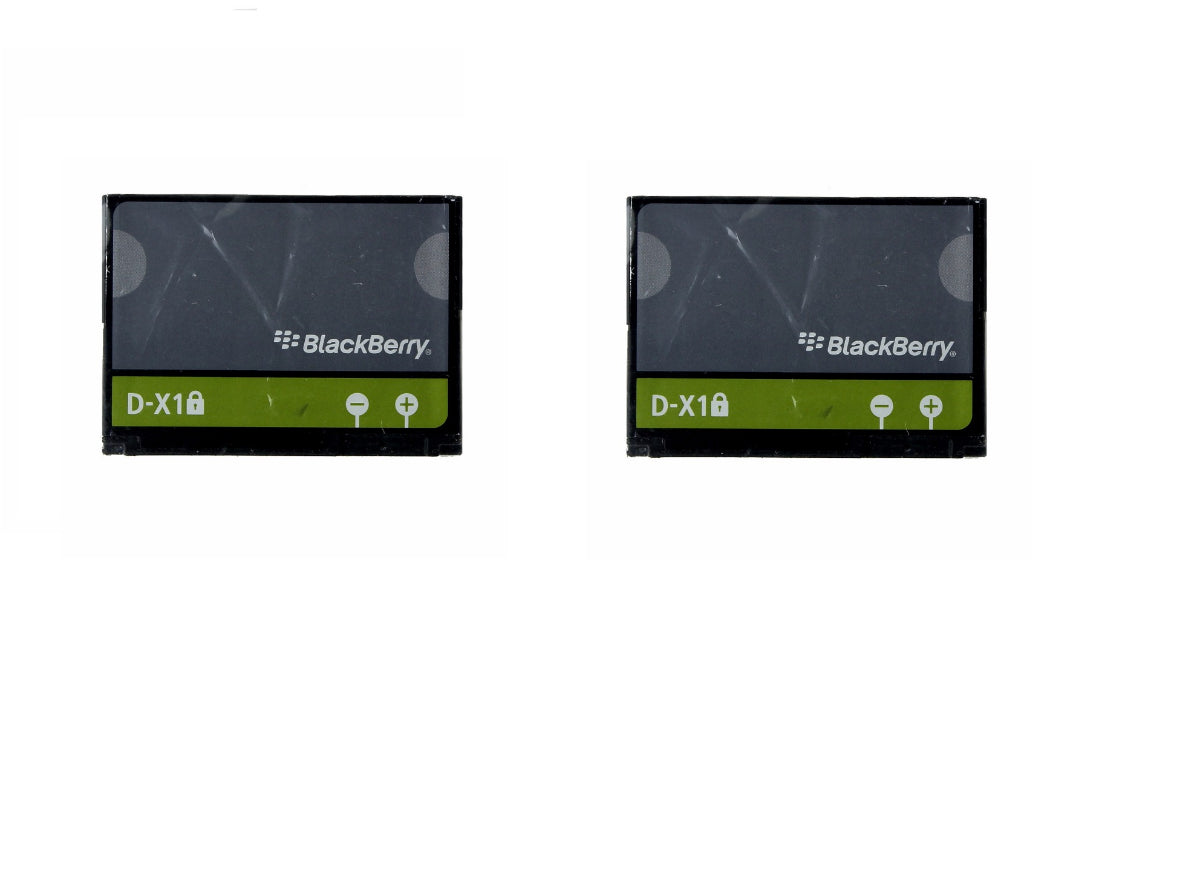 KIT 2x Blackberry D-X1 1380 mAh Replacement Battery for Blackberry 9650 Cell Phone - Batteries Blackberry - Simple Cell Bulk Wholesale Pricing - USA Seller