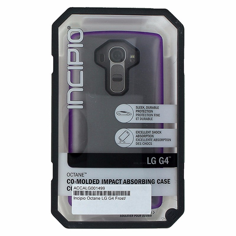 Incipio Octane Co-Molded Impact Case for LG G4 - Frost / Neon Purple Cell Phone - Cases, Covers & Skins Incipio - Simple Cell Bulk Wholesale Pricing - USA Seller