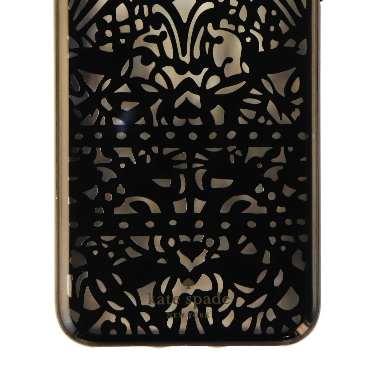Kate Spade Lace Cage Case for iPhone 8 Plus 7 Plus 6s Plus - Clear / Black Lace Cell Phone - Cases, Covers & Skins Kate Spade - Simple Cell Bulk Wholesale Pricing - USA Seller