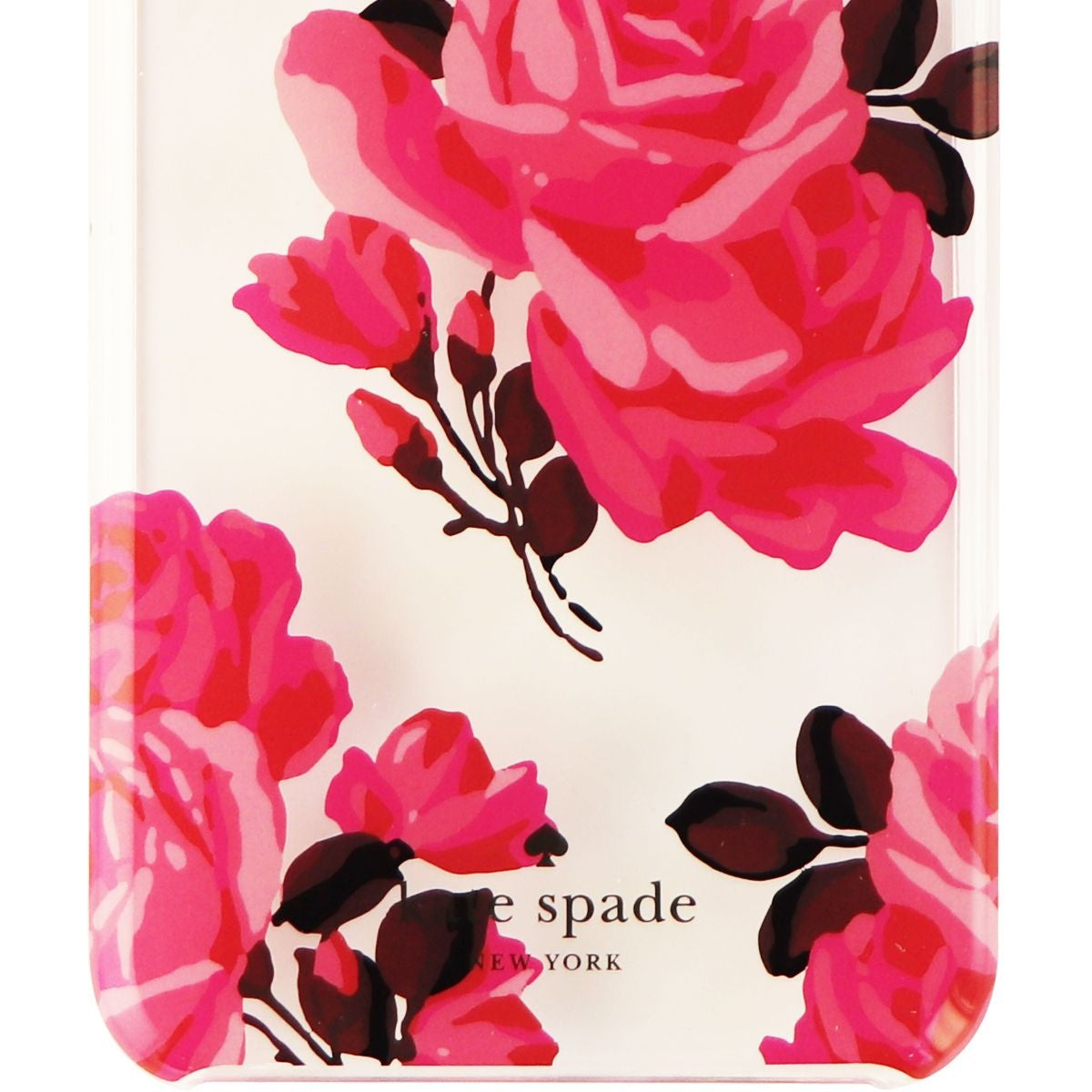 Kate Spade New York Hybrid Case for iPhone 8 Plus / 7 Plus - Clear/Pink Roses Cell Phone - Cases, Covers & Skins Kate Spade - Simple Cell Bulk Wholesale Pricing - USA Seller