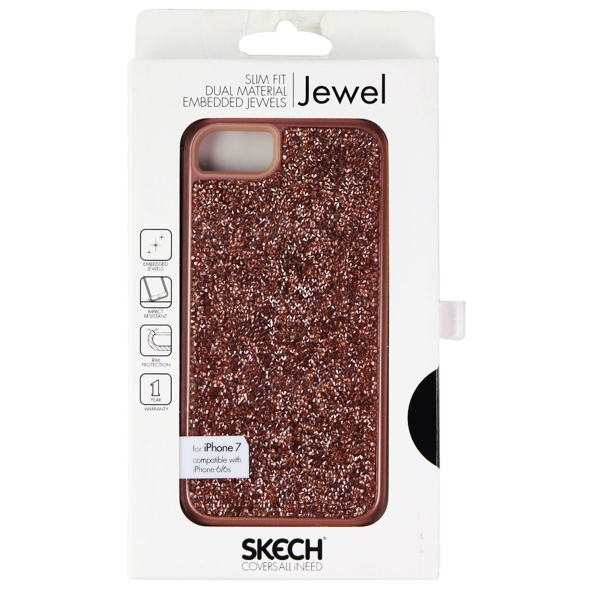 Skech Fashion Protective Case for iPhone 7/6/6s - Rose Gold Cell Phone - Cases, Covers & Skins Skech - Simple Cell Bulk Wholesale Pricing - USA Seller