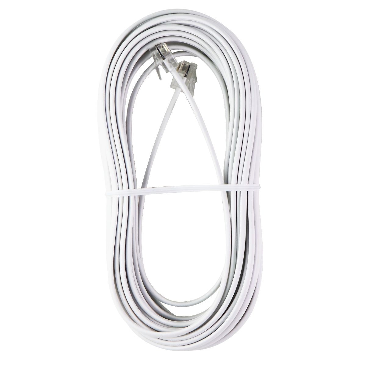 Insignia 25-Foot Line Cord - White (NS-TPLC25) DSL, Phone Cables (RJ-11) Insignia - Simple Cell Bulk Wholesale Pricing - USA Seller
